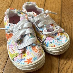 Wonder nation animal print sneakers worn one time to try them on